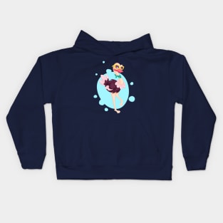 Cute Ostrich Kids Hoodie